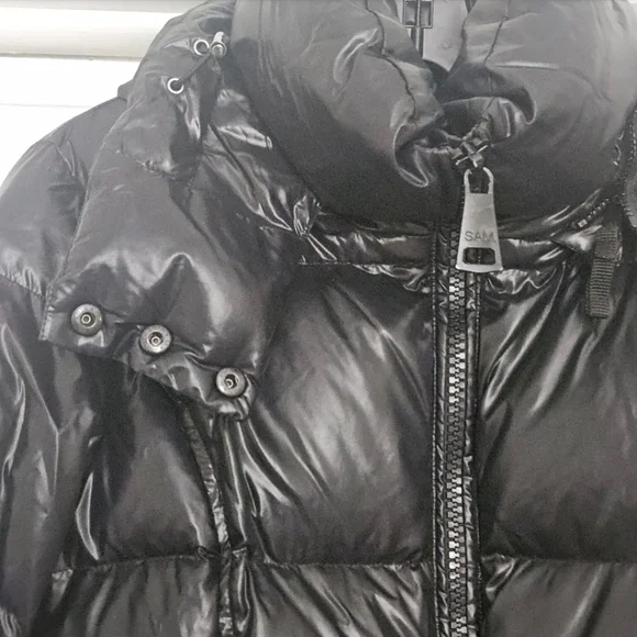 SAM. SOHO BELTED MID LENGTH PUFFER JACKET MEDIUM - Picture 8 of 16